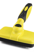 Self - Cleaning Pet Brush – Deshedding Tool for Dogs & Cats | PET035 Slicker Brush - with | Sold by Uncle Wiener's Wholesale