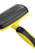 Self - Cleaning Pet Brush – Deshedding Tool for Dogs & Cats | PET035 Slicker Brush - with | Sold by Uncle Wiener's Wholesale