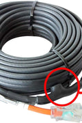 Self - Regulating Pipe Heating Cable with Thermostat – 60 FT & 100 FT Heat Tape, 120V - with 60 FT Pipe | Sold by Uncle Wiener's Wholesale