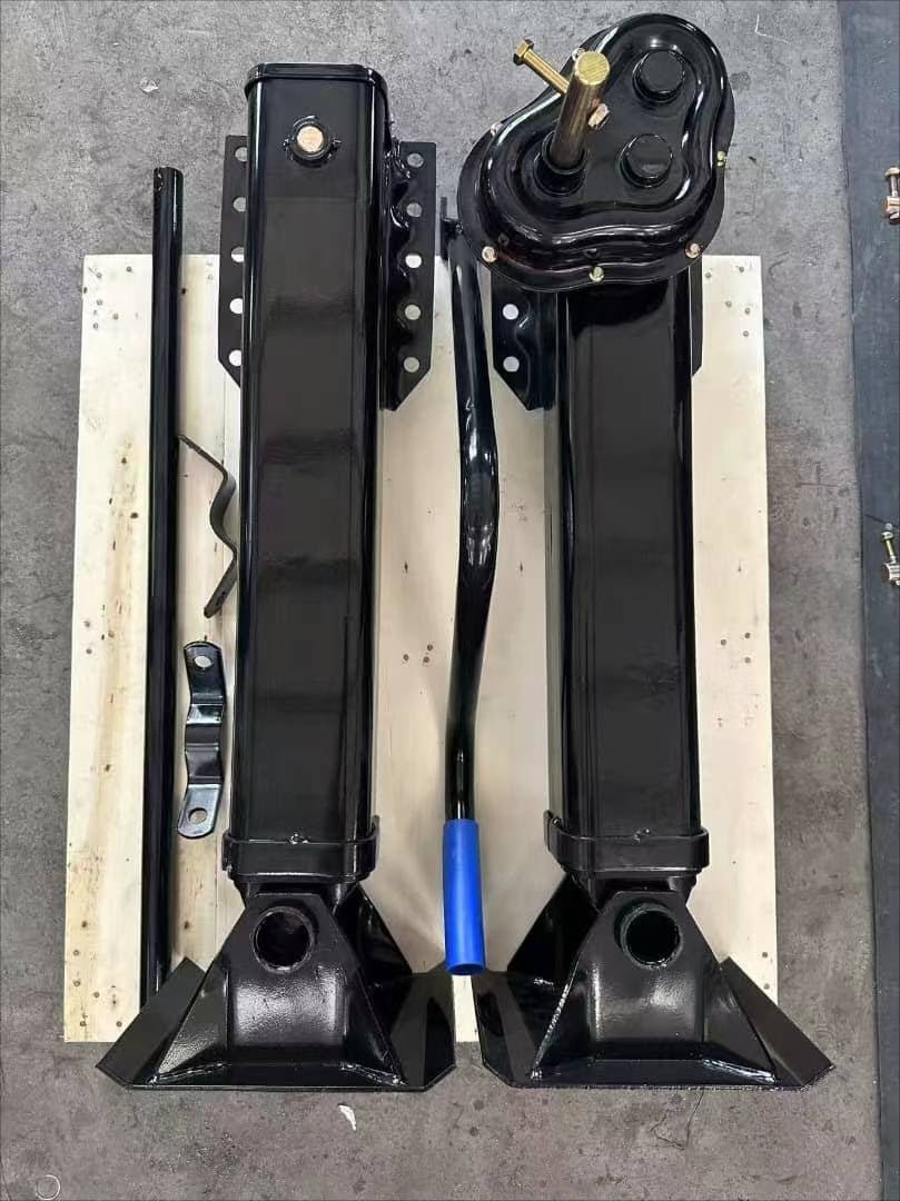 Semi Truck Trailer Landing Gear Set 35 Ton Outside Mount 51 - 1/2in Travel GN35T - with | Sold by Uncle Wiener's Wholesale