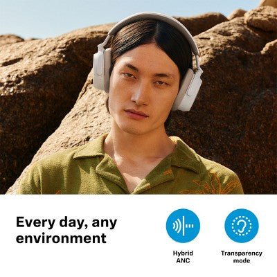 Sennheiser Accentum Wireless Bluetooth Headphones with AptX HD & Hybrid Active Noise Cancellation (White) - with | Sold by Uncle Wiener's Wholesale