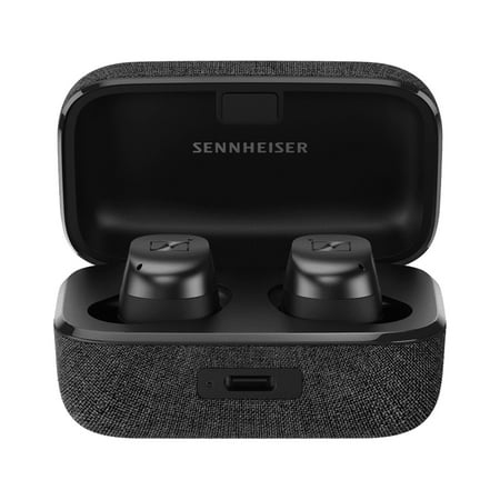 Sennheiser MOMENTUM True Wireless 3 Earbuds - Bluetooth In - Ear Headphones for Music and Calls with ANC, Multipoint connectivity , IPX4, Qi charging, 28 - hour Battery Life Compact Design - Graphite - with Gray | Sold by Uncle Wiener's Wholesale