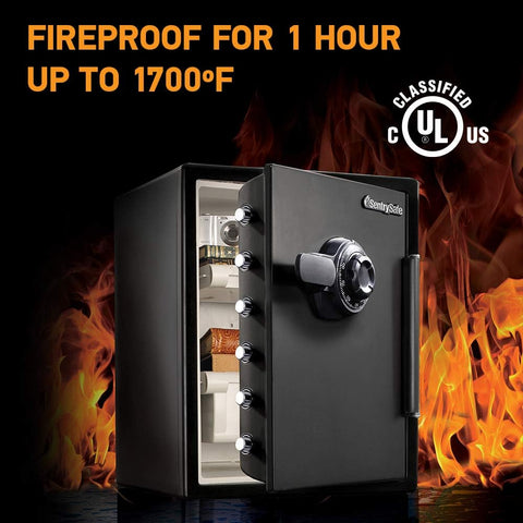 SentrySafe Sans danger pour le feu et l'eau, XXL Coffre - fort combiné, 0,05 m³, SFW205CWB - with | Sold by Uncle Wiener's Wholesale