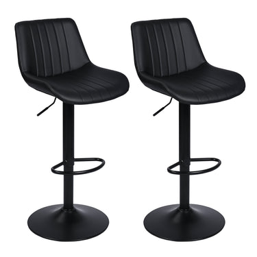 Set of (2) Adjustable Swivel Bar Stools 35