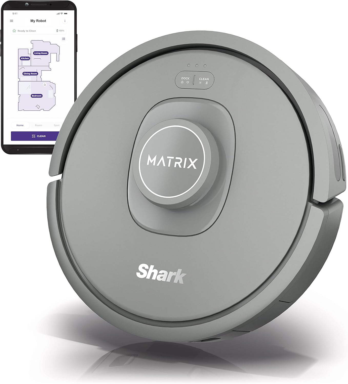 Shark RV2300CA Matrix Robot Vacuum with No Spots Missed on Carpets and Hard Floors, Precision Home Mapping, Perfect for Pet Hair, Wi - Fi, Canadian Version - with | Sold by Uncle Wiener's Wholesale