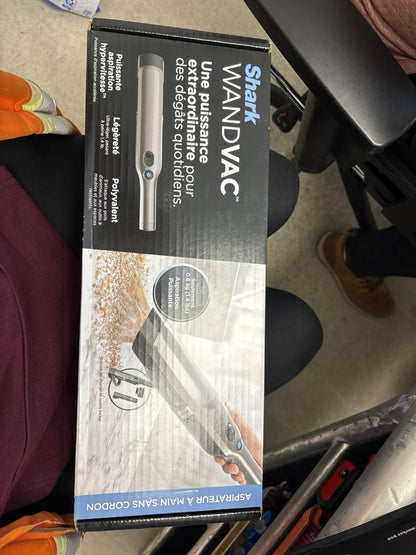 Shark WANDVAC Handheld Vacuum, Lightweight at 1.4 Pounds with Powerful Suction, Charging Dock, Single Touch Empty and Detachable Dust Cup, WV200C (Canadian Version) - with | Sold by Uncle Wiener's Wholesale