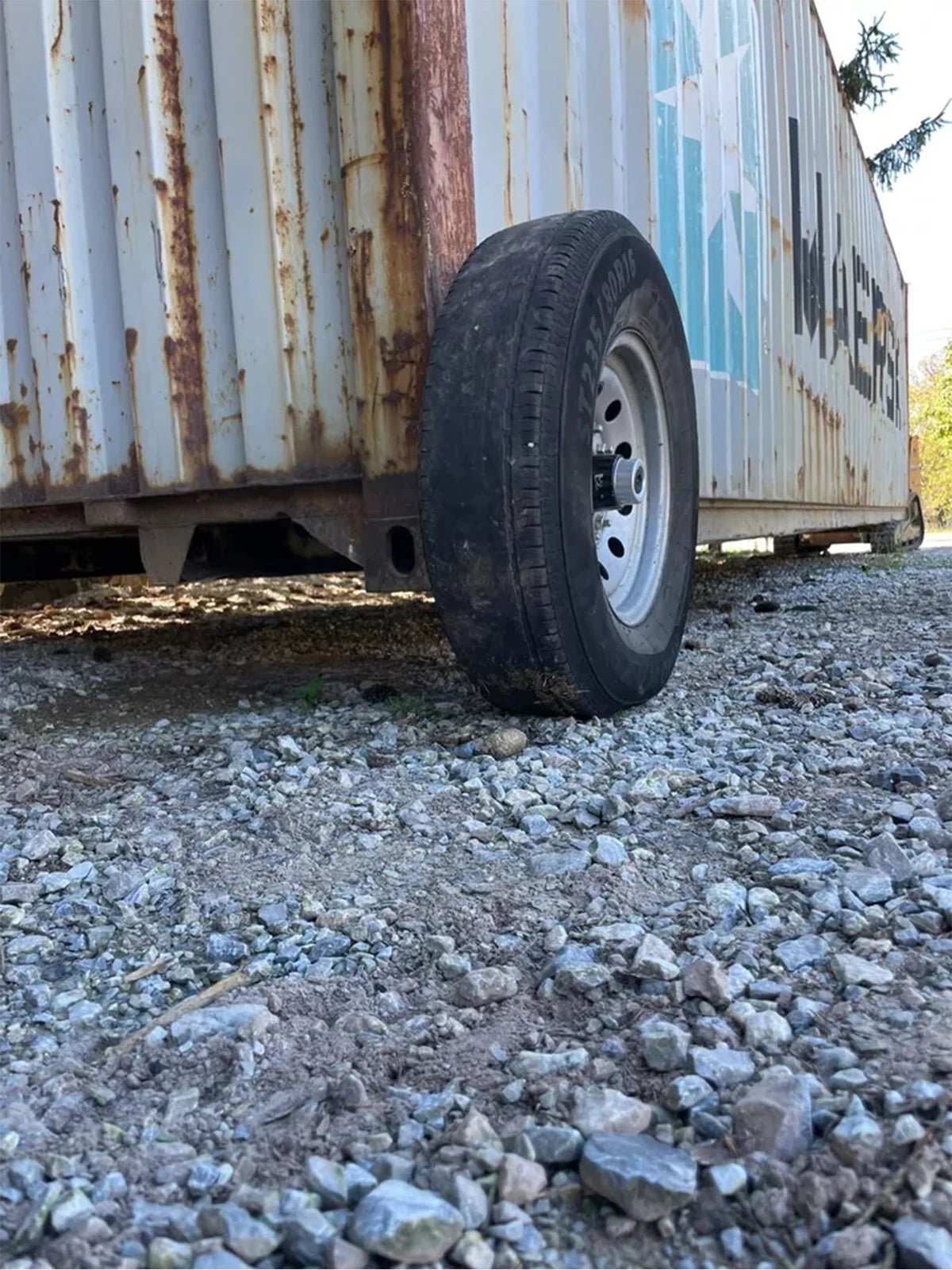 Shipping - Container - Wheels - 8 - Lug - 8x6.5 - Set - of - 2 - Heavy - Duty - 4 - Ton - Load - Capacity - Container - Mover - Kit CW8L650 - with | Sold by Uncle Wiener's Wholesale