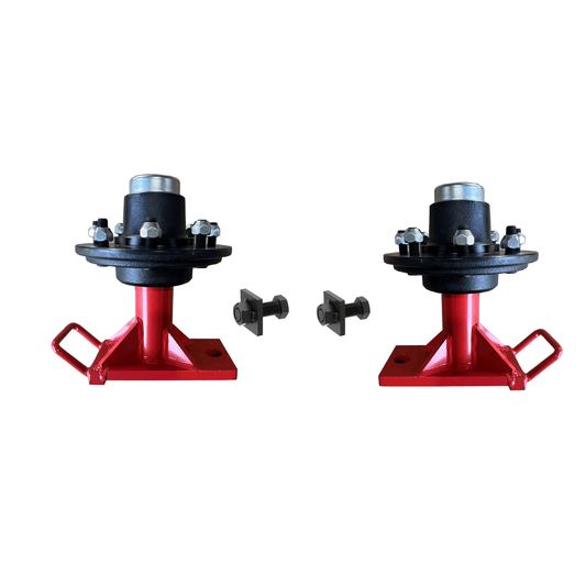 Shipping - Container - Wheels - 8 - Lug - 8x6.5 - Set - of - 2 - Heavy - Duty - 4 - Ton - Load - Capacity - Container - Mover - Kit CW8L650 - with | Sold by Uncle Wiener's Wholesale