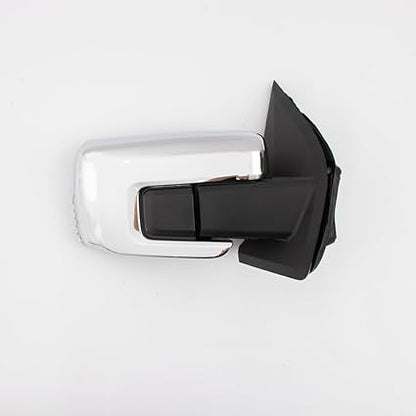 Side Door Mirror for Ford F - 150 2021–2024 – Chrome Heated Mirror with Turn Signal & Blind Spot Glass - General Equipment with Passenger Side Door Mirror for Ford F - 150 2021–2024 | Sold by Uncle Wiener's Wholesale
