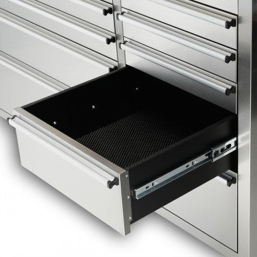 Siebel 8 FT Stainless Steel 24 - Drawer Tool Bench with Power & USB – Model P9624S - with | Sold by Uncle Wiener's Wholesale