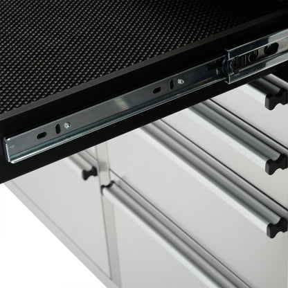 Siebel 8 FT Stainless Steel 24 - Drawer Tool Bench with Power & USB – Model P9624S - with | Sold by Uncle Wiener's Wholesale