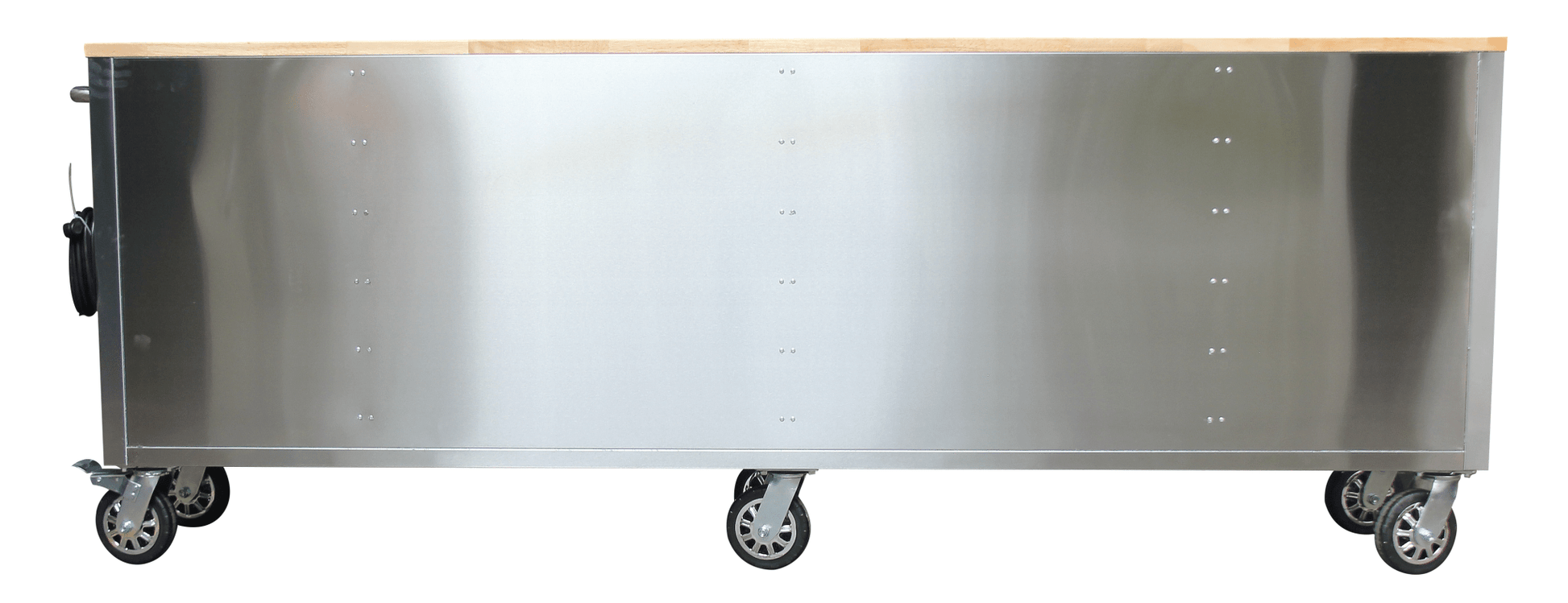 Siebel 8 FT Stainless Steel 24 - Drawer Tool Bench with Power & USB – Model P9624S - with | Sold by Uncle Wiener's Wholesale