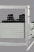 Protective mesh and adjustable bed surface of industrial hydraulic shop press