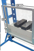 Adjustable 6-position bed height frame of heavy-duty shop press