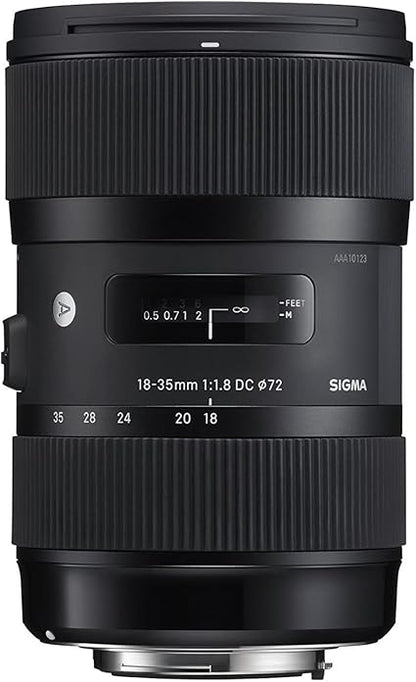 Sigma 18 - 35mm F1.8 DC HSM Art Lens for Canon EF APS - C DSLR Cameras - with | Sold by Uncle Wiener's Wholesale