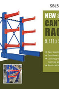 Single & Double - Sided Cantilever Rack | Heavy - Duty Racking – 3300 lbs Capacity - with DUAL SIDED CANTILEVER RACK | Sold by Uncle Wiener's Wholesale