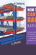 Single & Double - Sided Cantilever Rack | Heavy - Duty Racking – 3300 lbs Capacity - with DUAL SIDED CANTILEVER RACK | Sold by Uncle Wiener's Wholesale