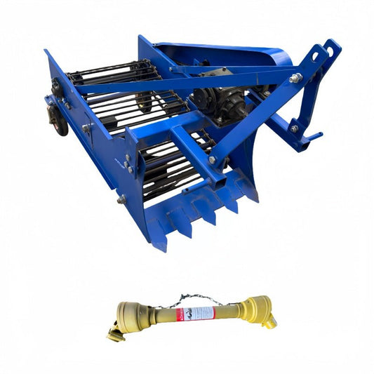 Single Row Potato Digger Harvester for 22–35 HP Tractors | PTO - Driven 4U - 1 PT2CM5 - with | Sold by Uncle Wiener's Wholesale