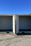 Single - Trip 20′ Sea Container – Multi - Door 3 - Door Storage Container | SKUs 723528 & 723529 - with Standard Height 8'6 | Sold by Uncle Wiener's Wholesale