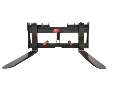 Skid Steer 42" Pallet Forks with Trailer Hitch & 49" Bale Spear – SHBS42 - Skid Steer Attachment with | Sold by Uncle Wiener's Wholesale