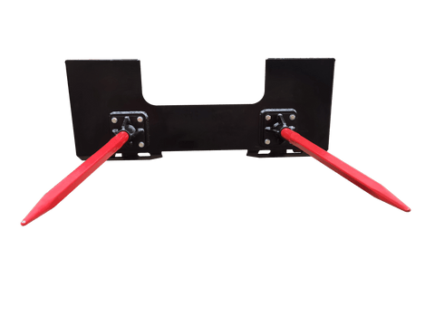 Skid Steer Bale Fork with Frame | Quick Attach Hay Spear – SSBFQMP45 - with | Sold by Uncle Wiener's Wholesale