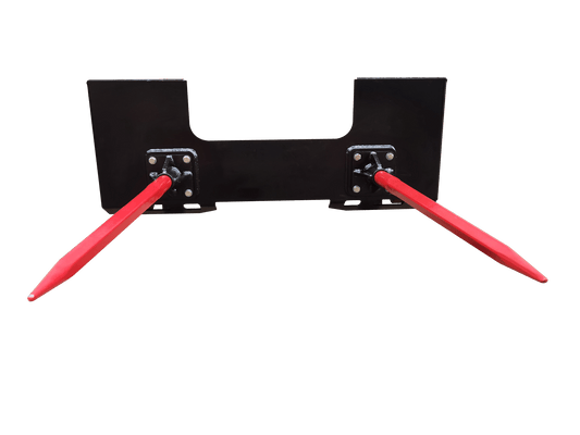Skid Steer Bale Fork with Frame | Quick Attach Hay Spear – SSBFQMP45 - with | Sold by Uncle Wiener's Wholesale