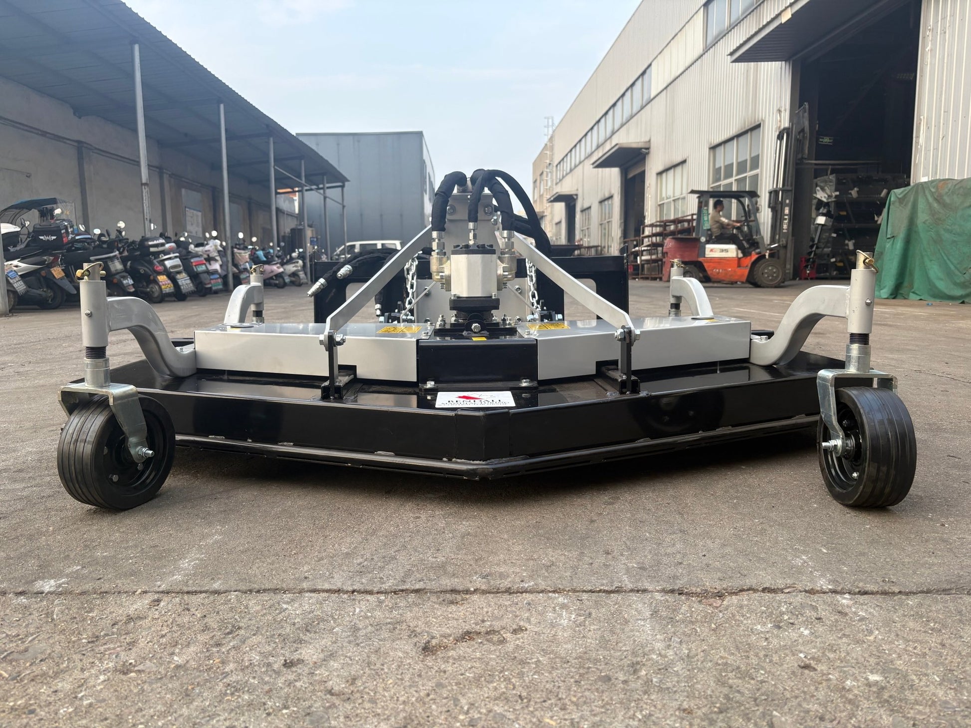 Skid Steer Finishing Mower 71 in Hydraulic Attachment – SSFN180 - with | Sold by Uncle Wiener's Wholesale