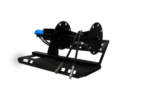 Skid Steer Hydraulic Barbed Wire & Wire Roller Attachment Heavy - Duty SU25505 - with | Sold by Uncle Wiener's Wholesale