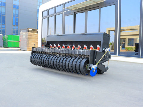 Skid - Steer Seeder Attachment – Precision Agricultural Implement SU25059 - with | Sold by Uncle Wiener's Wholesale
