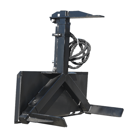 Skid Steer Tire Grabber Attachment – 3 - Arm Hydraulic Tire Handler | 44″–63″ Capacity, Universal Mount SU255013 - with | Sold by Uncle Wiener's Wholesale