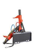Skid Steer Tire Grabber & Handler – Heavy - Duty Hydraulic Attachment for Tire Loading | Model RMTG70 - with | Sold by Uncle Wiener's Wholesale