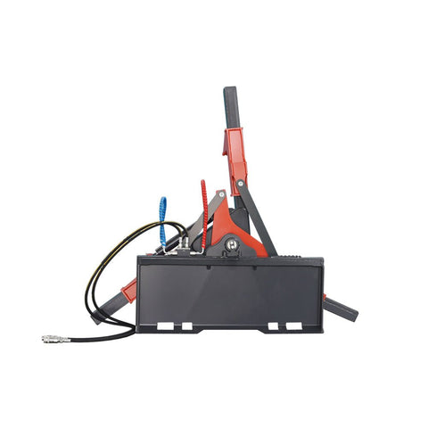 Skid Steer Tire Grabber & Handler – Heavy - Duty Hydraulic Attachment for Tire Loading | Model RMTG70 - with | Sold by Uncle Wiener's Wholesale