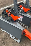 Skid Steer Tire Grabber & Handler – Heavy - Duty Hydraulic Attachment for Tire Loading | Model RMTG70 - with | Sold by Uncle Wiener's Wholesale