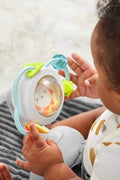 Skip Hop Baby Ergonomic Upright Activity Floor Seat with Toy - Gray. USED - with <B>Dimensions (Overall):</B> 12.85 Inches (H) x 21.75 Inches (W) x 16.25 Inches (D) | Sold by Uncle Wiener's Wholesale