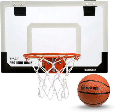 SKLZ Pro Mini Basketball Hoop - Indoor Basketball Hoop with Ball - with Transparent | Sold by Uncle Wiener's Wholesale