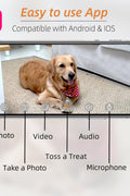 SKYMEE Petalk AI Dog Camera Automatic Treat Dispenser, 5G&2.4G WiFi HD Pet Camera, Remote Treat Tossing - with | Sold by Uncle Wiener's Wholesale
