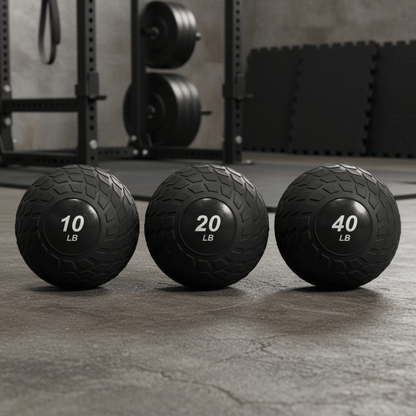 Slam Ball Exercise Weights: 10 lb, 20 lb, and 40 lb Functional Fitness Medicine Balls - Exercise Equipment with 10 LBS | Sold by Uncle Wiener's Wholesale