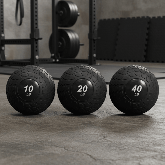 Slam Ball Exercise Weights: 10 lb, 20 lb, and 40 lb Functional Fitness Medicine Balls - Exercise Equipment with 10 LBS | Sold by Uncle Wiener's Wholesale