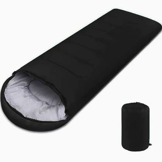 Sleeping Bag 75″ Cold Weather Camping Sleeping Bag Black 0–5°C Lightweight SPTY004B - with | Sold by Uncle Wiener's Wholesale