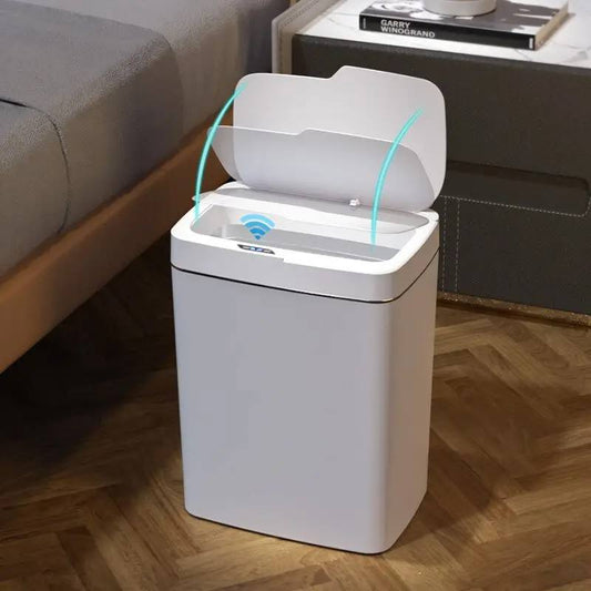 Smart Automatic Bathroom Trash Can Self Sealing Bagging Touchless Garbage Bin 13L STC1995 - with | Sold by Uncle Wiener's Wholesale