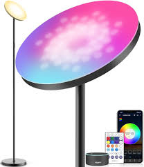 Smart RGBIC LED Floor Lamp – 57" Color - Changing Light with Alexa & Google Control – 250328 - with | Sold by Uncle Wiener's Wholesale