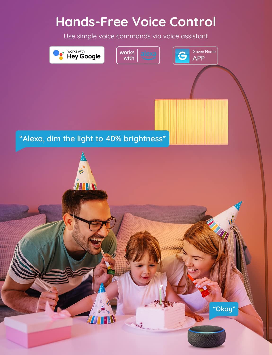 Smart WiFi LED Light Bulbs – Color Changing RGBWW A19, Alexa & Google Compatible, Music Sync, 16 Million Colors – 4 Pack – 19849841 - with | Sold by Uncle Wiener's Wholesale