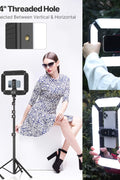 Smartphone Video Rig PICTRON U200 Handheld LED Ring Light Selfie Light Phone Video Stabilizer for Camera, Smartphone, Action Camera, YouTube, Setup, Filmmaking, Makeup, Vlogging - with | Sold by Uncle Wiener's Wholesale