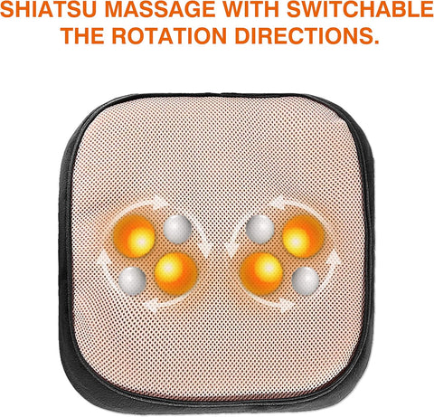 Snailax 2 - in - 1 Shiatsu Foot and Back Massager with Heat - Kneading Feet Massager Machine with Heating Pad, Back Massage Cushion or Foot Warmer,Massagers for Leg,Foot,Gifts for Women,Men - with | Sold by Uncle Wiener's Wholesale