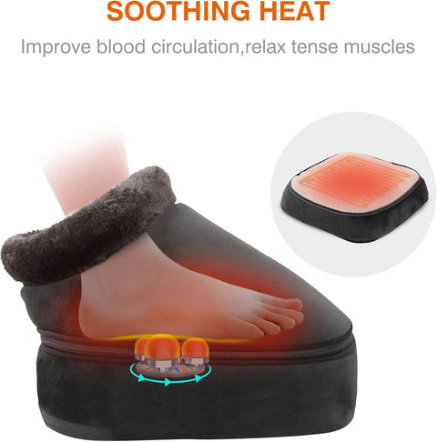 Snailax 2 - in - 1 Shiatsu Foot and Back Massager with Heat - Kneading Feet Massager Machine with Heating Pad, Back Massage Cushion or Foot Warmer,Massagers for Leg,Foot,Gifts for Women,Men - with | Sold by Uncle Wiener's Wholesale