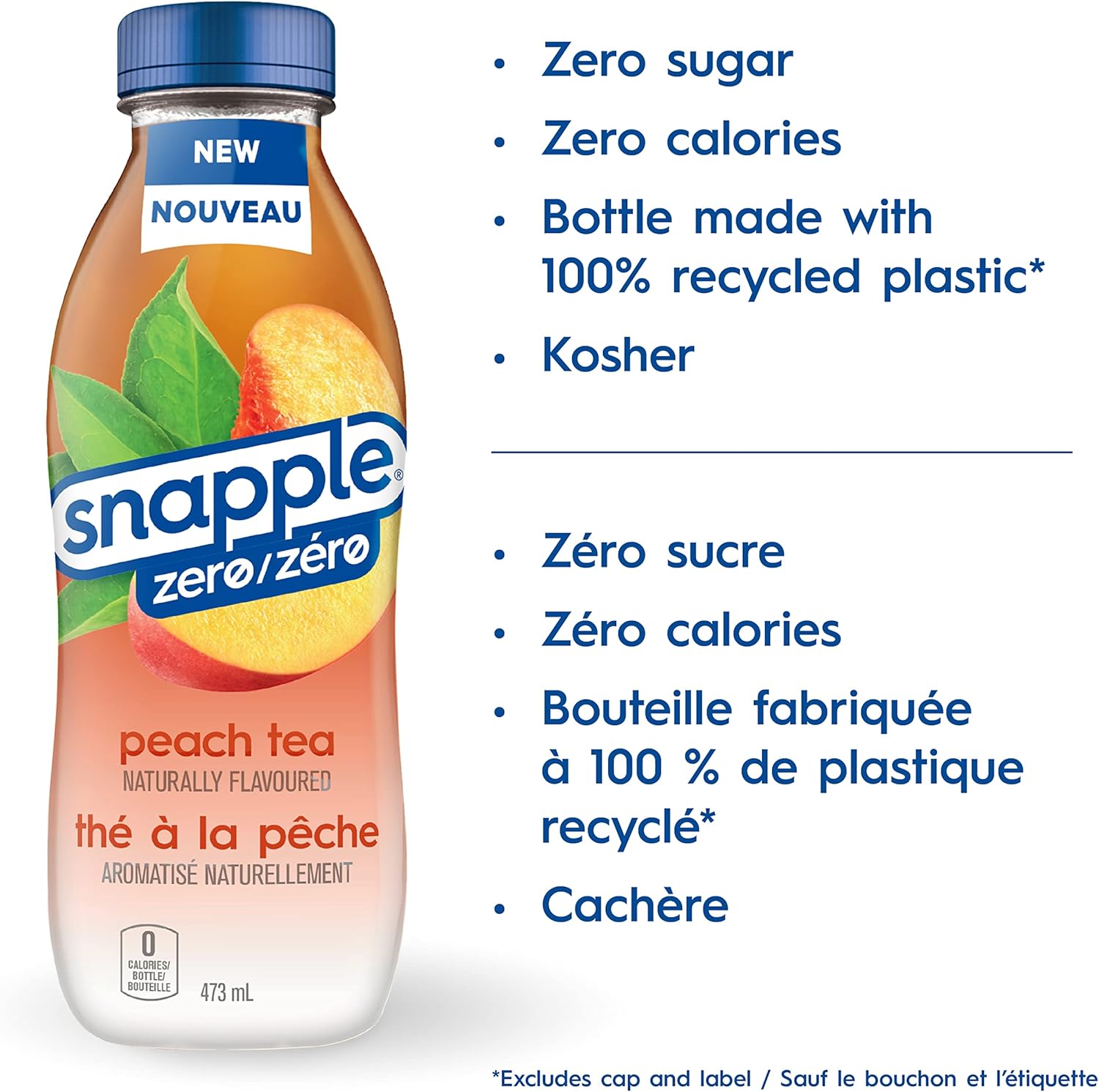 Snapple Peach Tea 12 Pack Bottles – Naturally Flavoured Iced Tea Drink SNPPT12 - with | Sold by Uncle Wiener's Wholesale