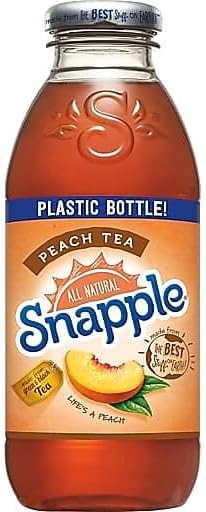 Snapple Peach Tea 12 Pack Bottles – Naturally Flavoured Iced Tea Drink SNPPT12 - with | Sold by Uncle Wiener's Wholesale