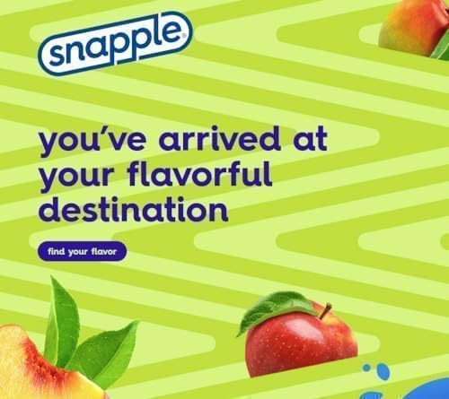 Snapple Peach Tea 12 Pack Bottles – Naturally Flavoured Iced Tea Drink SNPPT12 - with | Sold by Uncle Wiener's Wholesale