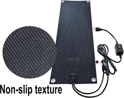 Snow Melting Stair Mat 10x30 FT – Heated Rubber Ice Melt Mat for Stairs, Walkways, &amp; Entrances &nbsp;Model SMM01030 - with | Sold by Uncle Wiener's Wholesale