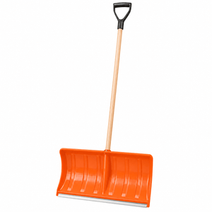 Snow Shovel 22″ Wide Plastic Heavy Duty Snow Pusher with Handle 56″ SS5625
